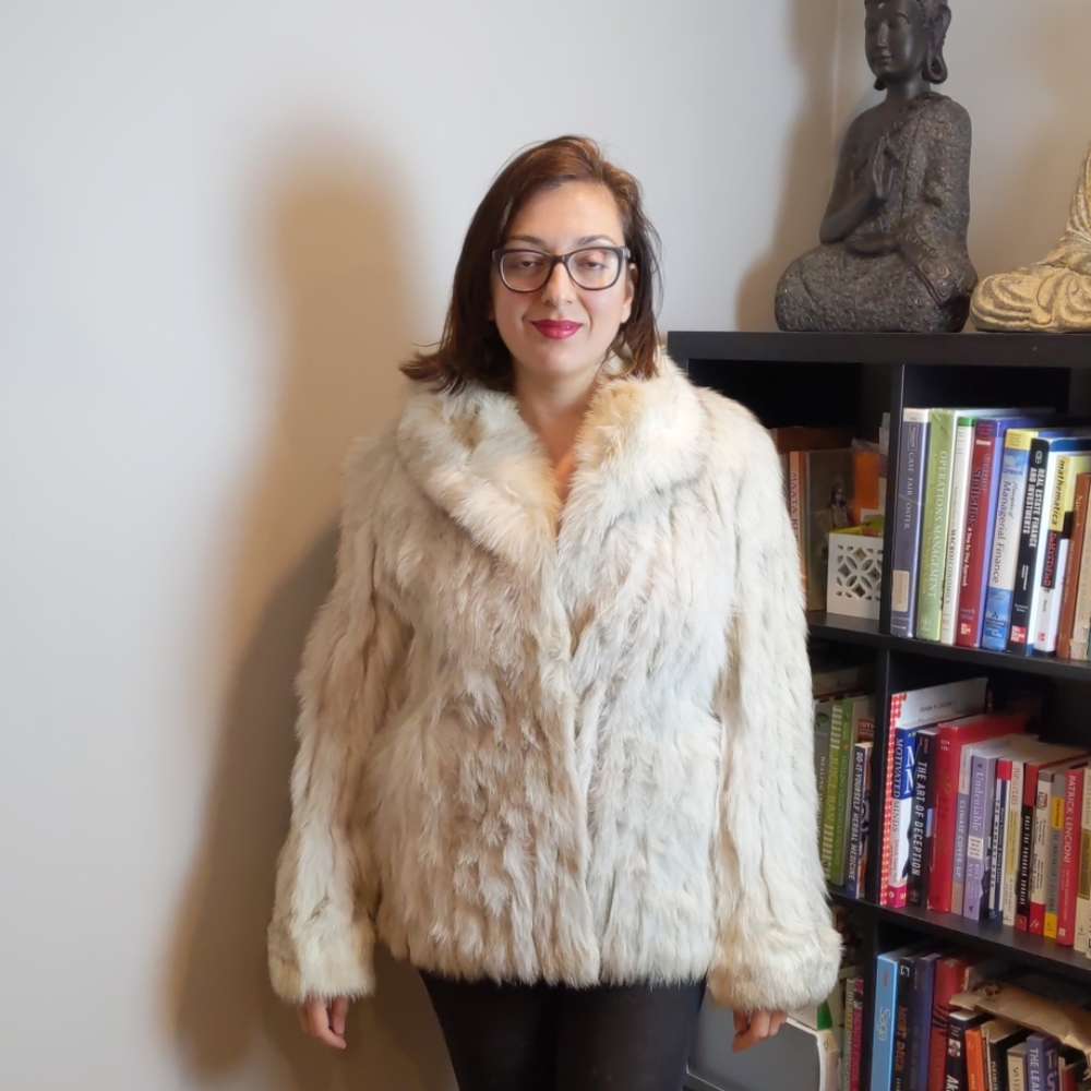 Saga Furs Blue Fox Coat